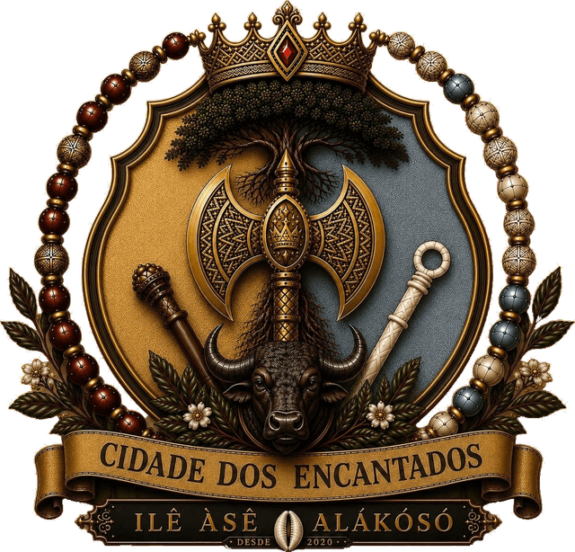 Brasão da Cidade dos Encantados — Ilê Àsê Alákósó